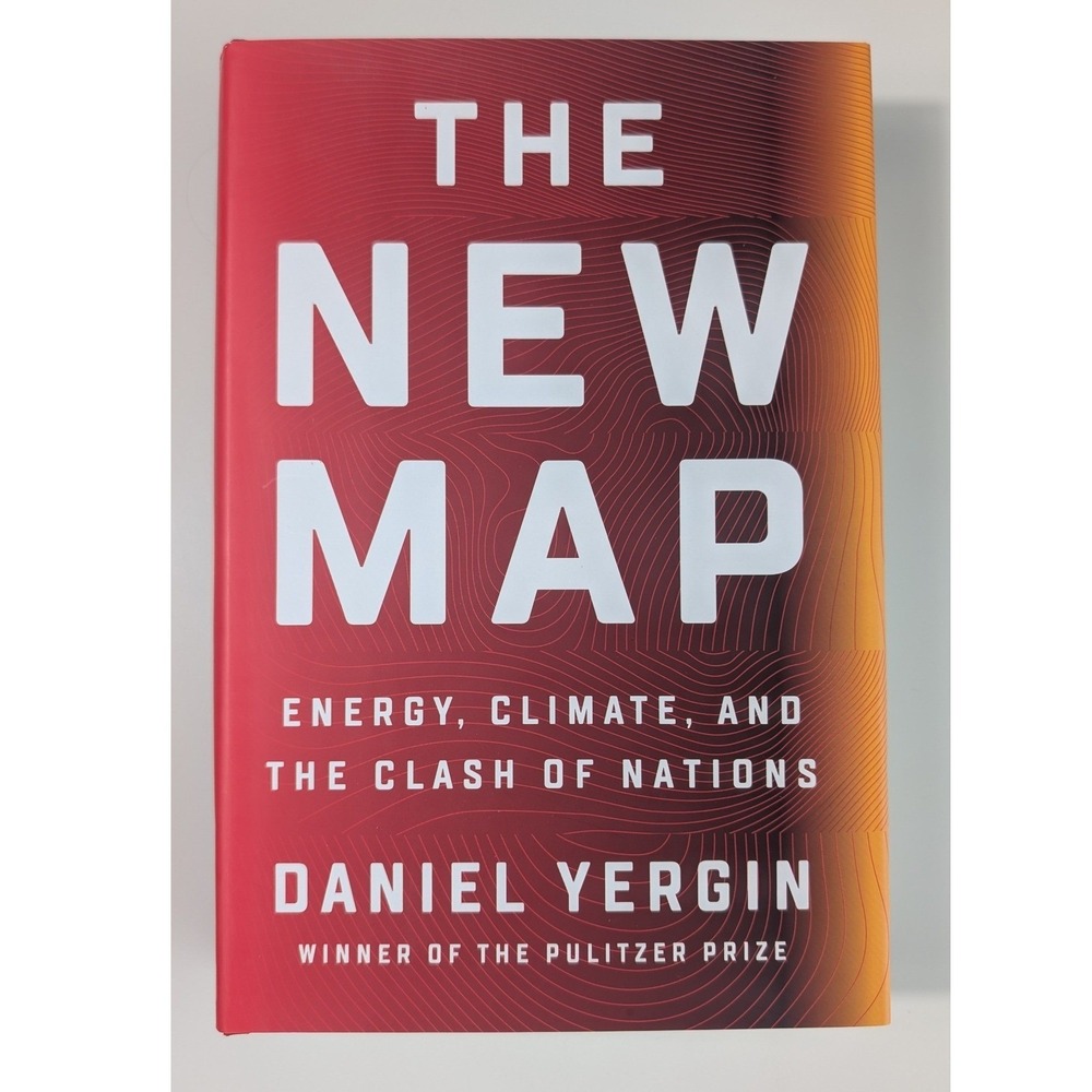 Penguin Press The New Map Daniel Yergin Hardcover Book Red Energy Geopolitics